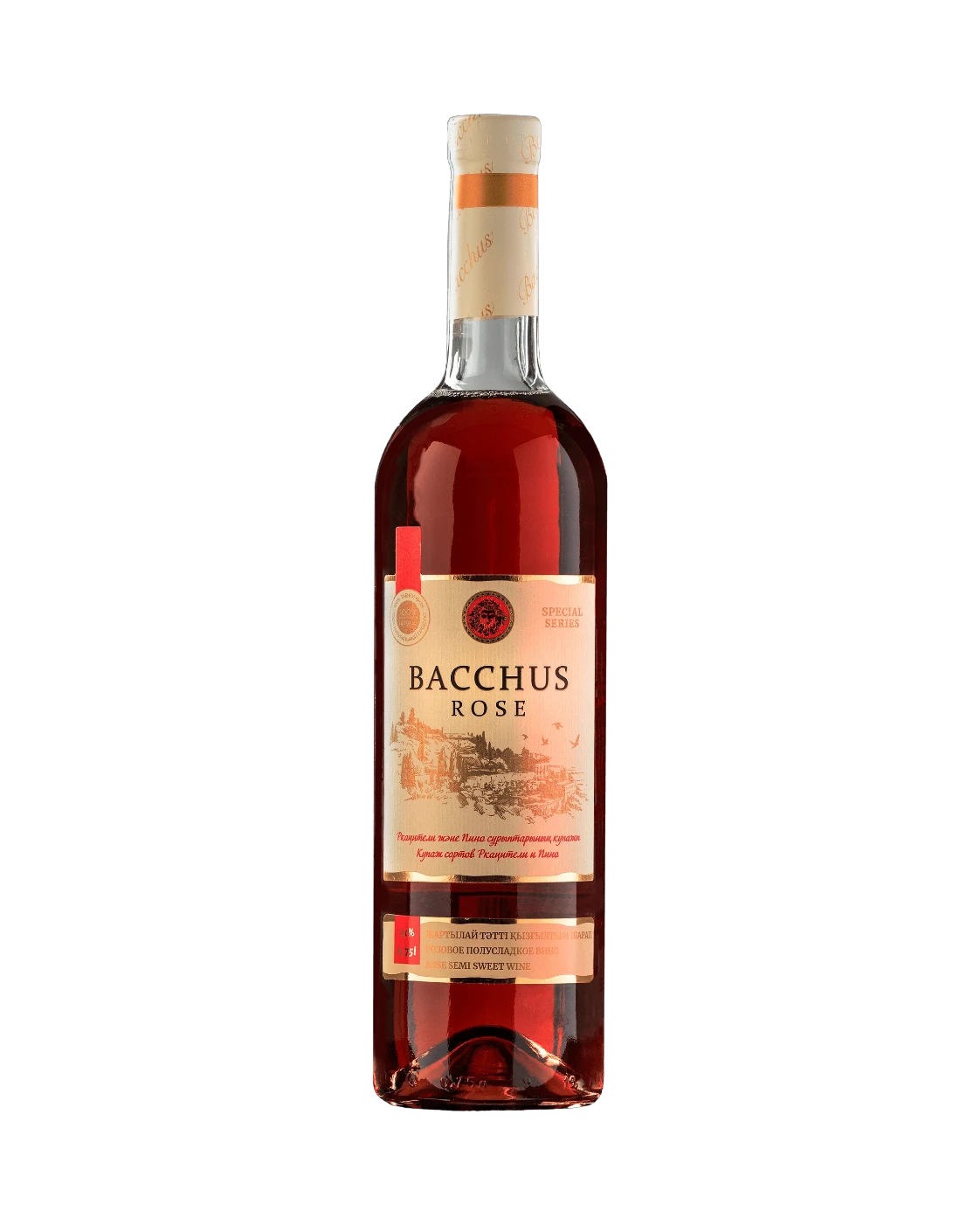 ВИНО BACCHUS CLASSIC ROSE  0,7Л  - фото 1