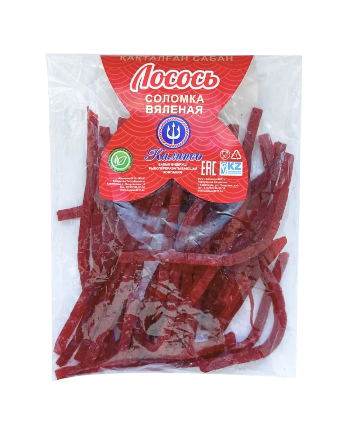КАЛИПСО РЫБКА ЛОСОСЬ СОЛОМКА 100Г
