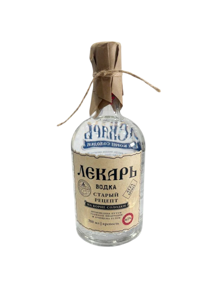 ВОДКА ТАУ 0.7Л ЛЕКАРЬ НА КОРНЕ СОЛОДКИ 42%(8) - фото 1