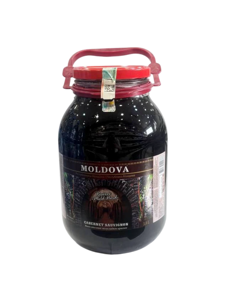 ВИНО VINIA DENOVI 3Л CABERNET SAUVIGNON КР П/СЛБАНКА - фото 1