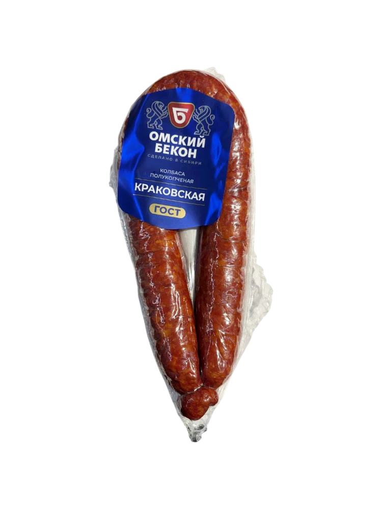 КОЛБАСА КРАКОВСКАЯ 380Г П/К В/У 