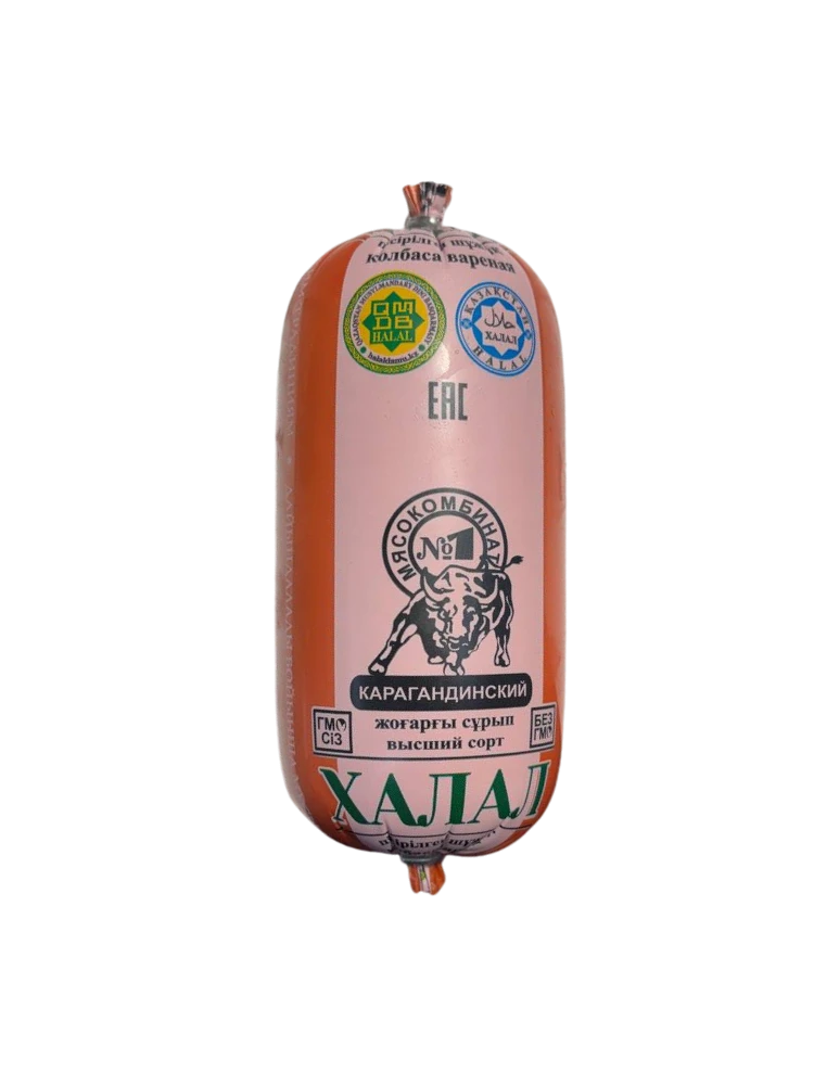 КОЛБАСА КМК №1 ХАЛАЛ ВАР В/С П/А 500Г