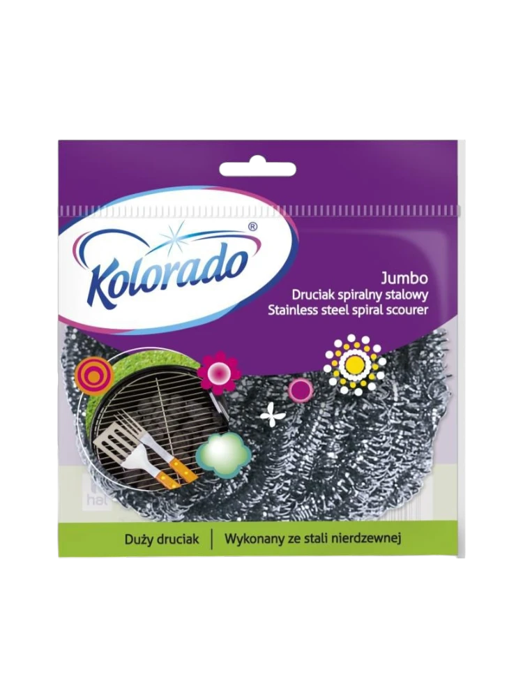 ГУБКА KOLORADO СПИРАЛЬНАЯ/НЕРЖ СТАЛЬ 1ШТ