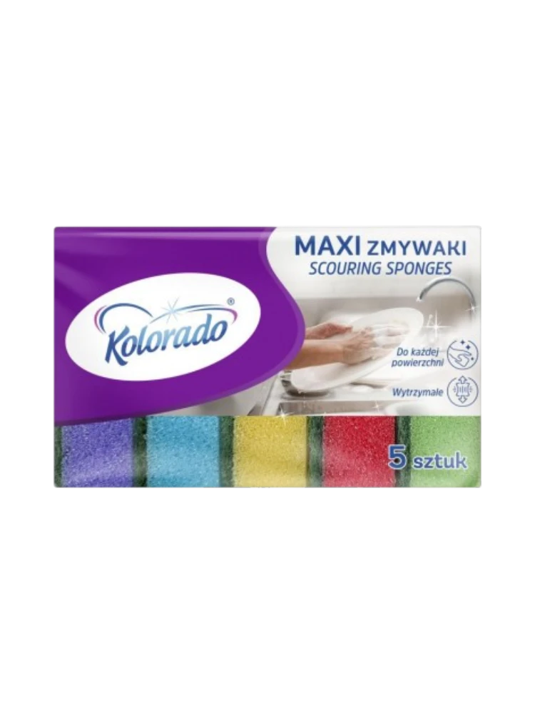 ГУБКА Д/ПОСУДЫ KOLORADO MAXI 5ШТ