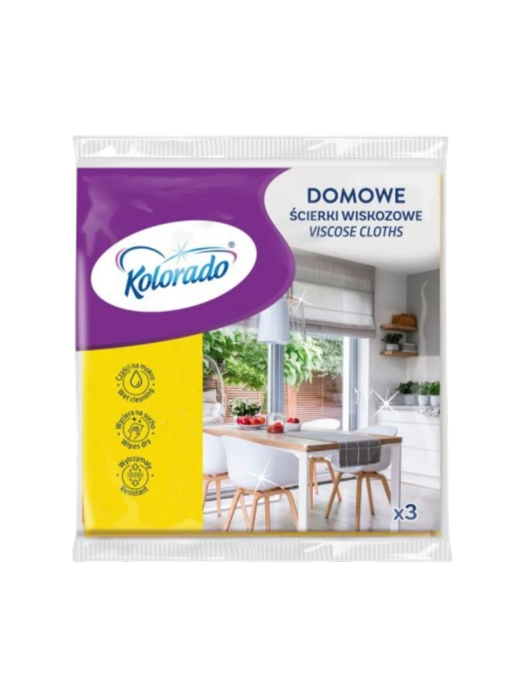 САЛФЕТКА KOLORADO ДОМАШНЯЯ ИЗ ВИСКОЗЫ 3ШТ/36Х36СМ
