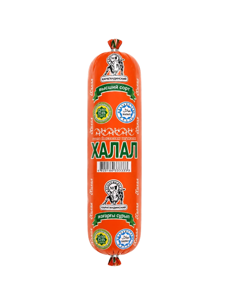 КОЛБАСА КМК №1 ХАЛАЛ П/К В/С ФИБРОСМОК 800Г