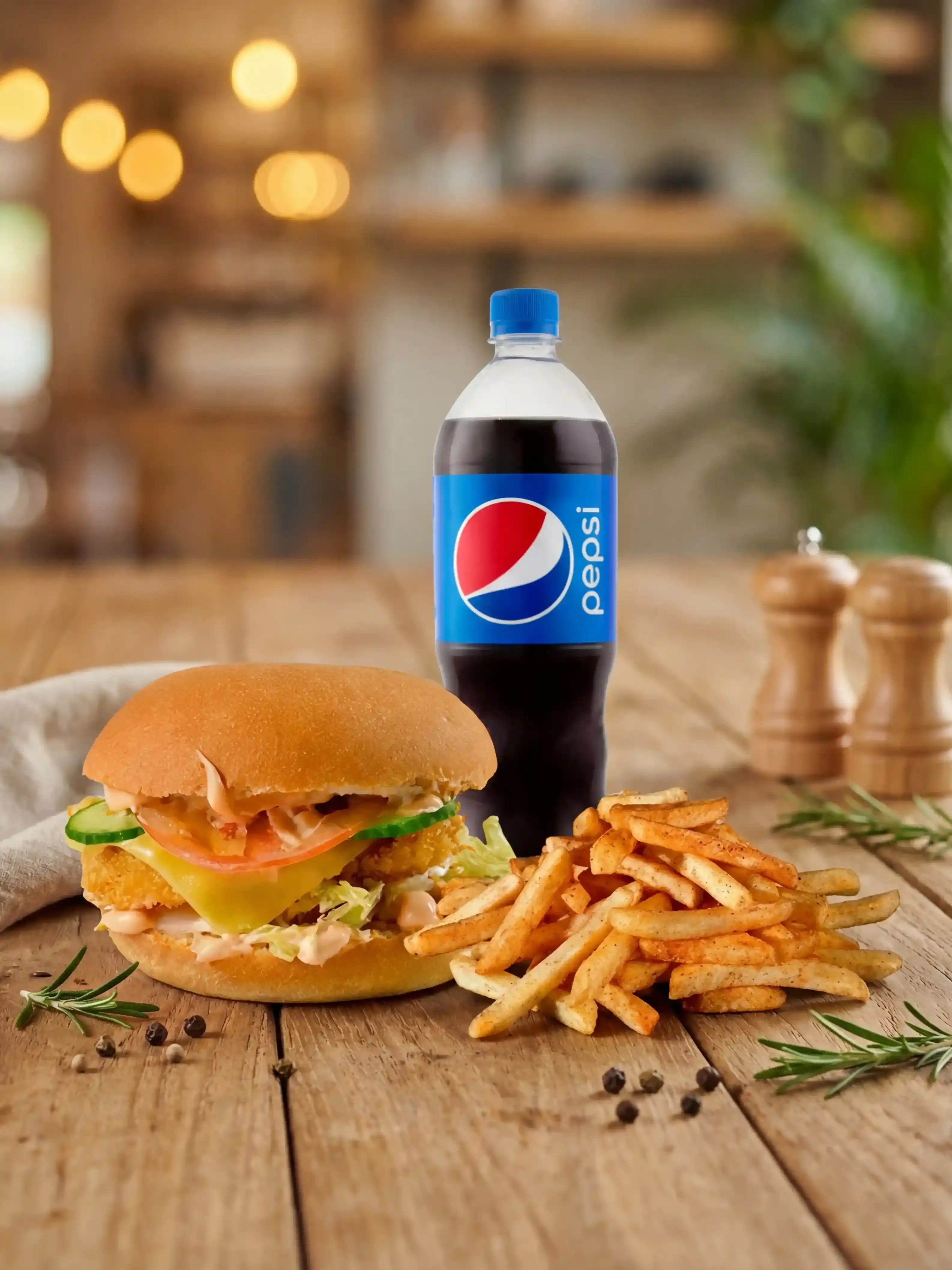 COMBO 4 (Standart Burger|Pepsi 0.5|Standart Fries) от Brofood - фото 2