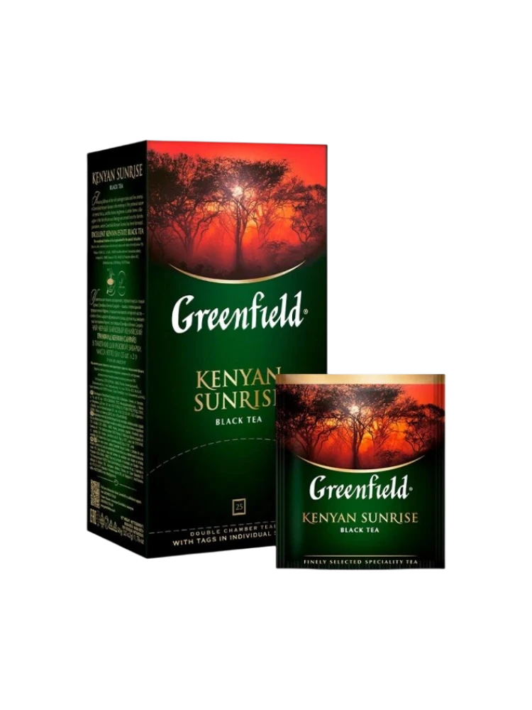 ЧАЙ GREENFIELD 25ШТ KENIAN SUNRISE