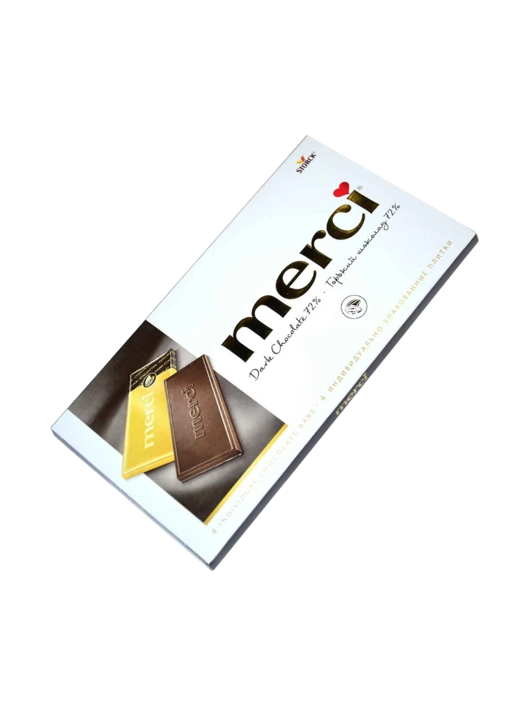 ШОК MERСI 100Г ГОРЬКИЙ 72%