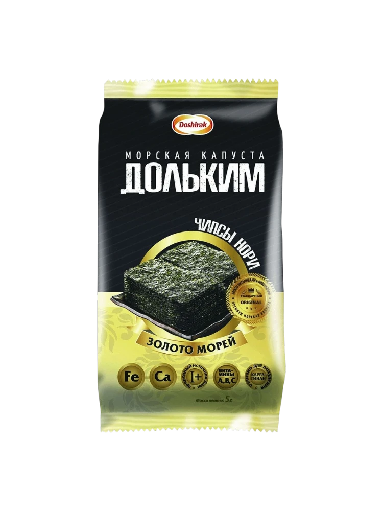 МОРСКАЯ КАПУСТА ДОШИРАК 5Г ДОЛЬКИ