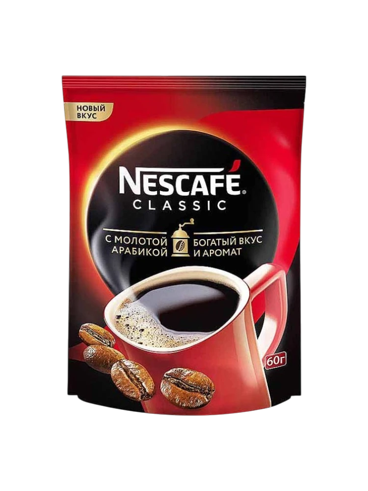 КОФЕ NESCAFE CLASSIC 60Г Д/П 