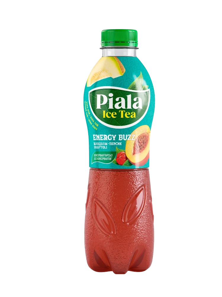 ЧАЙ ХОЛ ПIALA ICE TEA 0.5Л ПЕРСИК/ДЫНЯ С ЭКСТР ГУАРАНЫ ЧЕРН