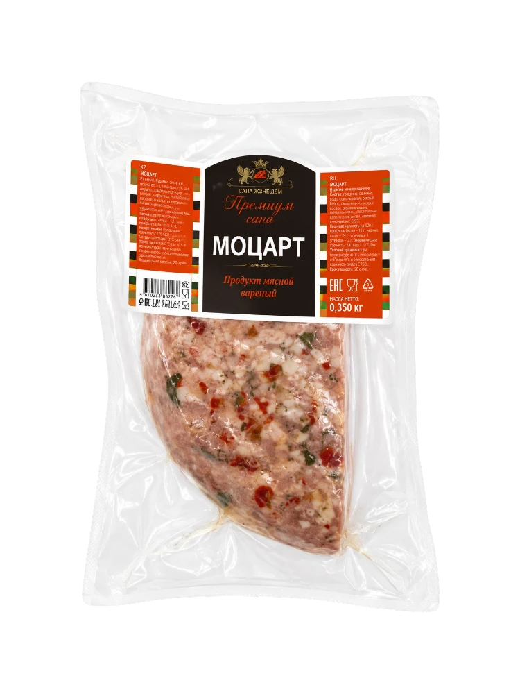 МЯСО МЯСНЫЕ ПРОДУКТЫ МОЦАРТ СО СПЕЦИЯМИ П/К В/У