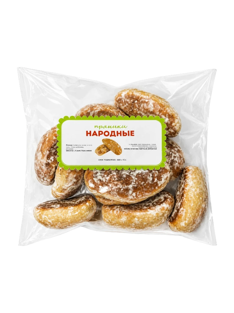 ПРЯНИКИ 500Г НАРОДНЫЕ