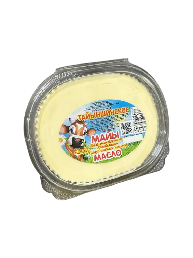 Масло сливочное 72,5% СКО, г. Тайынша