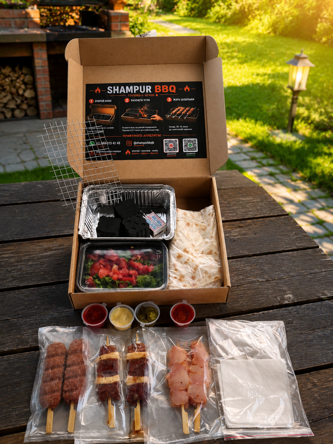 Шашлыки SHAMPUR BBQ BOX 6