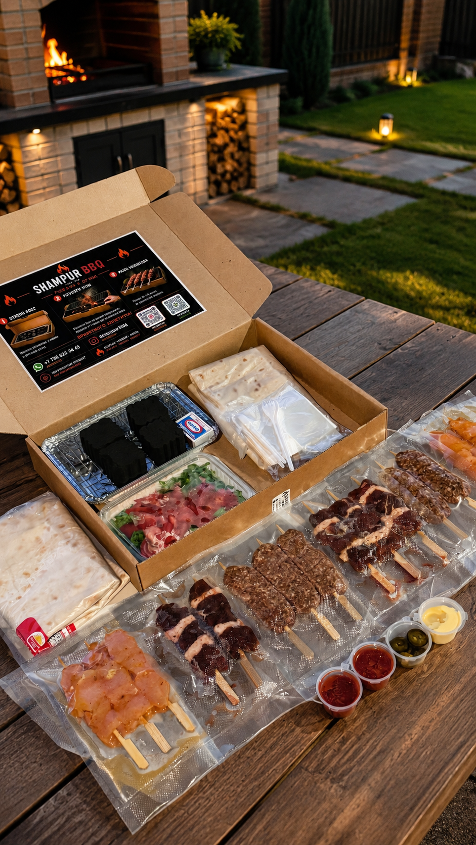 Шашлыки SHAMPUR BBQ BOX 15