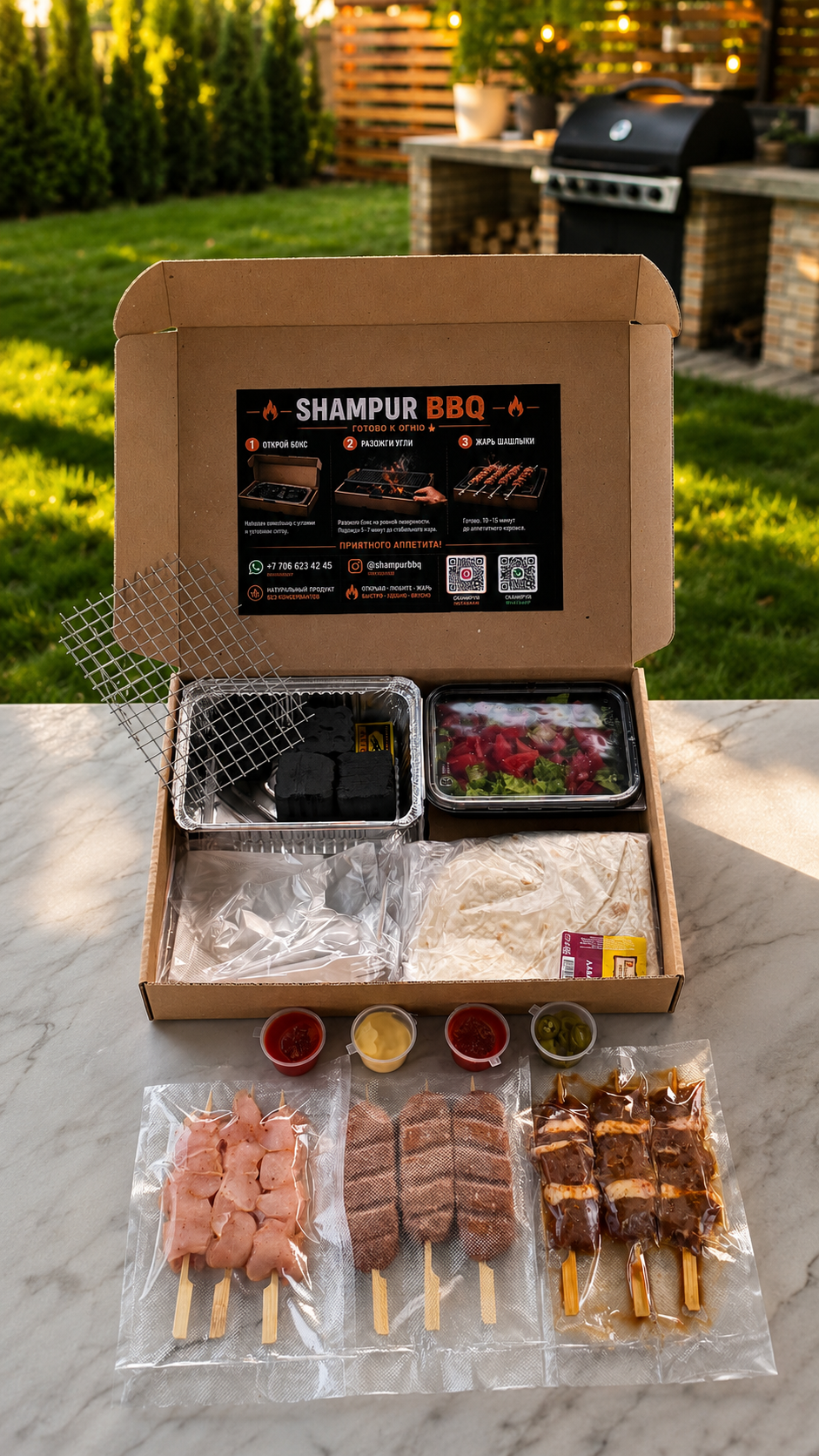 Шашлыки SHAMPUR BBQ BOX 9 - фото 1