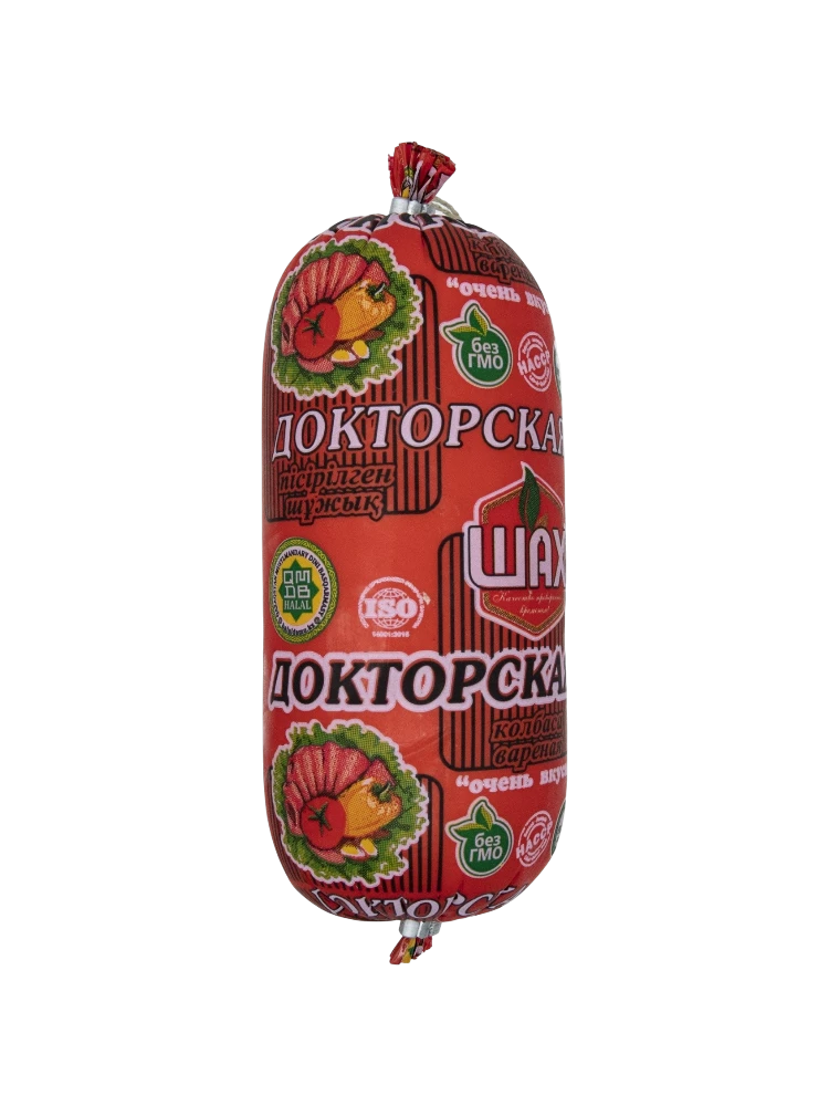 КОЛБАСА ШАХ 500Г ДОКТОРСКАЯ ХАЛАЛ ВАР