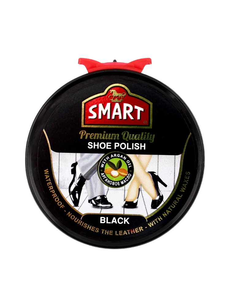 КРЕМ КРАСКА SMART 50МЛ Д/ОБУВИ В БАНКЕ ЧЕРНЫЙ