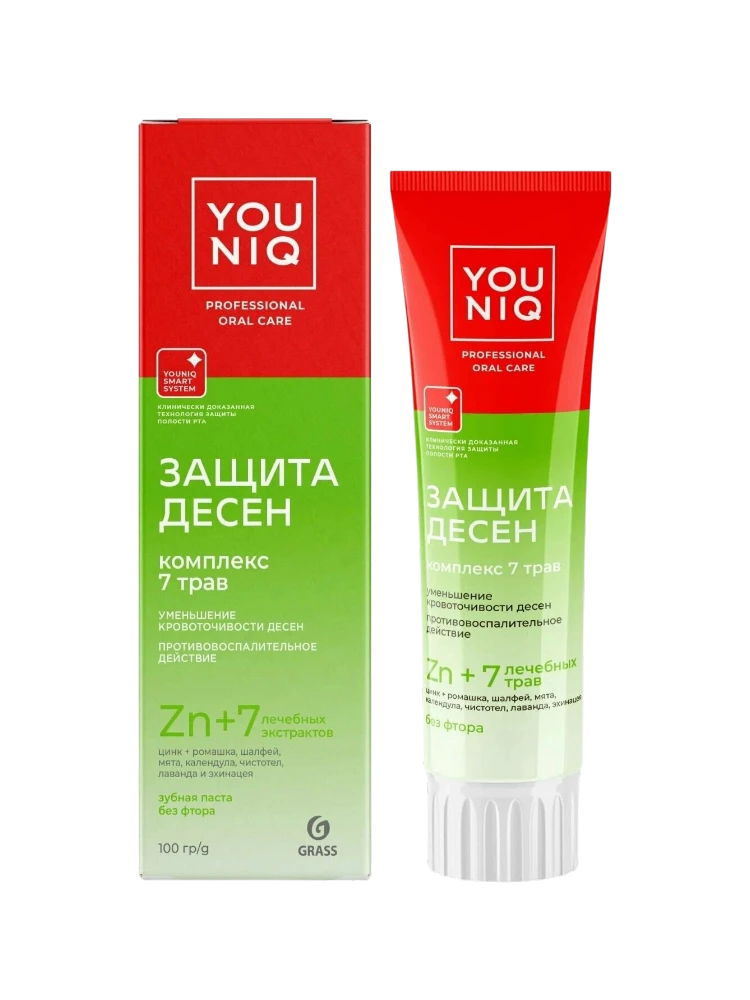 ЗУБ ПАСТА YOUNIQ 100Г Д/ЧУВСТВИТЕЛЬНЫХ ДЁСЕН