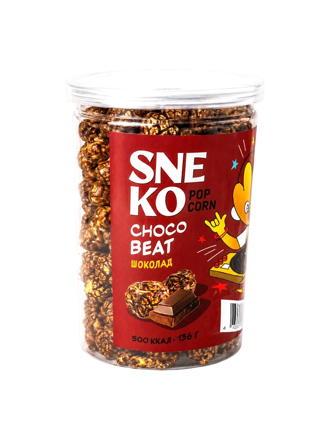 ПОПКОРН SNEKO ШОКОЛАД 136ГР