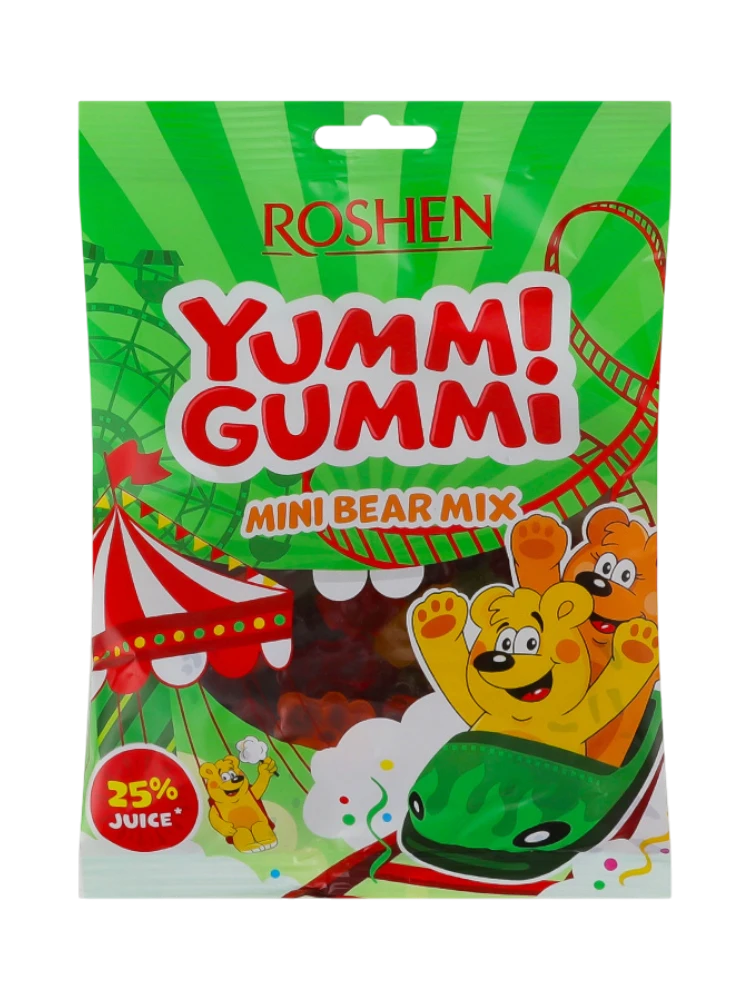 Желейные конфеты Yummi Gummi mini bear mix 165 (22 шт)