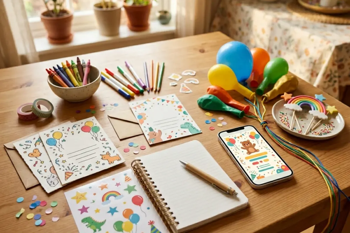 30 invitation texts for a child's birthday