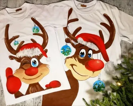Новогодние футболки