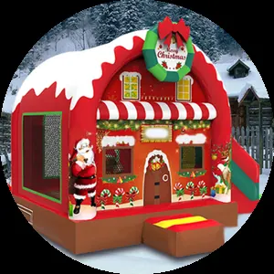 Домик Сhristmas (батут)