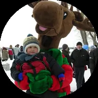 Ростовая кукла Рождественский Лось